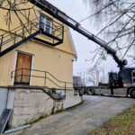 Kranbil i Mälardalen - montage trappa