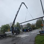 Montering kranbil